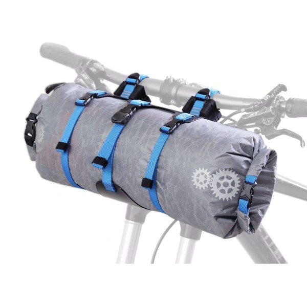 ROBO-KIWI Bikepacking Handlebar Bags - Front Harness Dry Bag UL - grey (3)